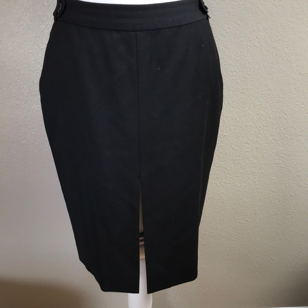 Ted Baker Front Slit Pinstripe Pencil Skirt!
